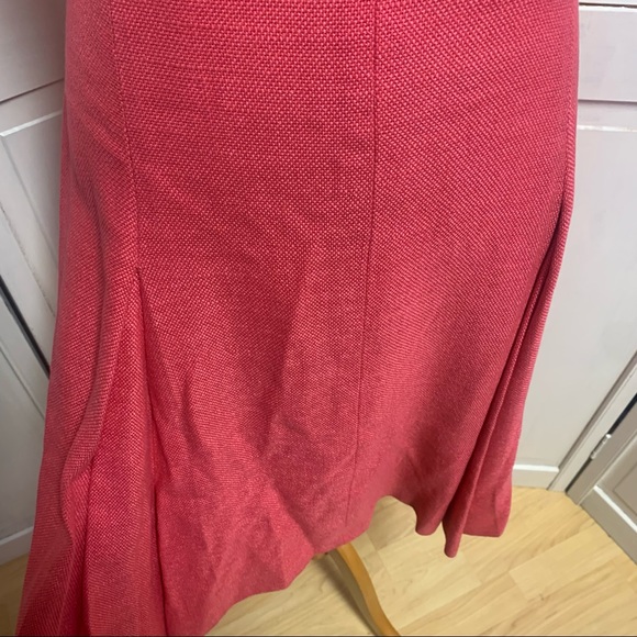 Hot Pink Vintage Dress with Mandarin Collar - Picture 4 of 8